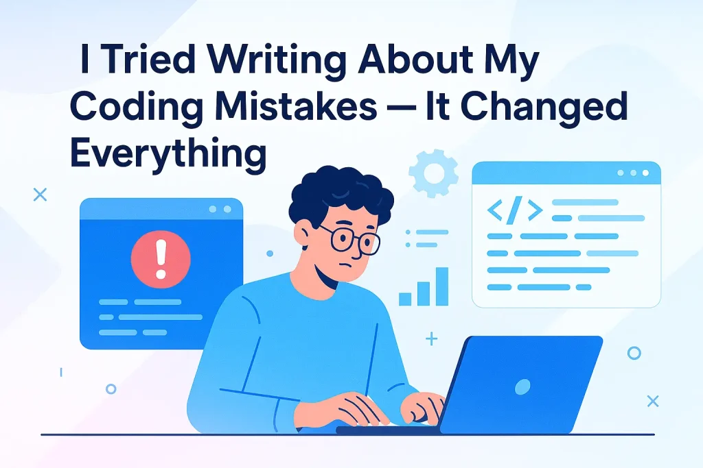 I Tried Writing About My Coding Mistakes — It Changed Everything
