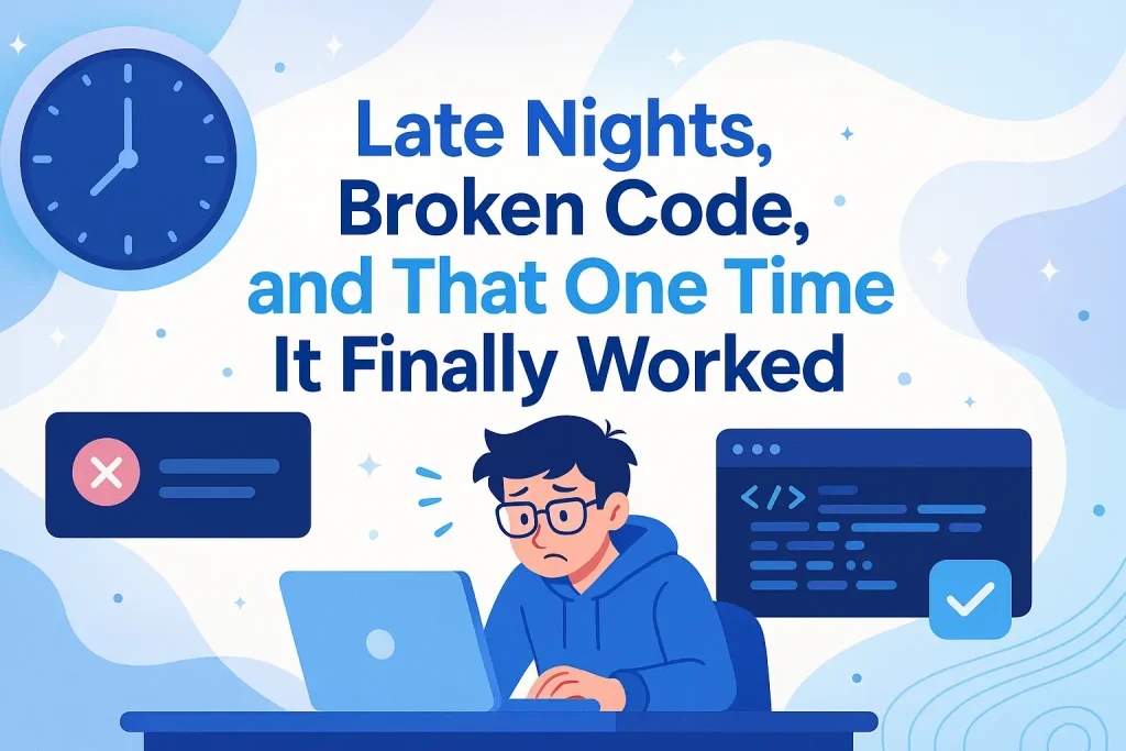 Late Nights, Broken Code, and That One Time It Finally Worked