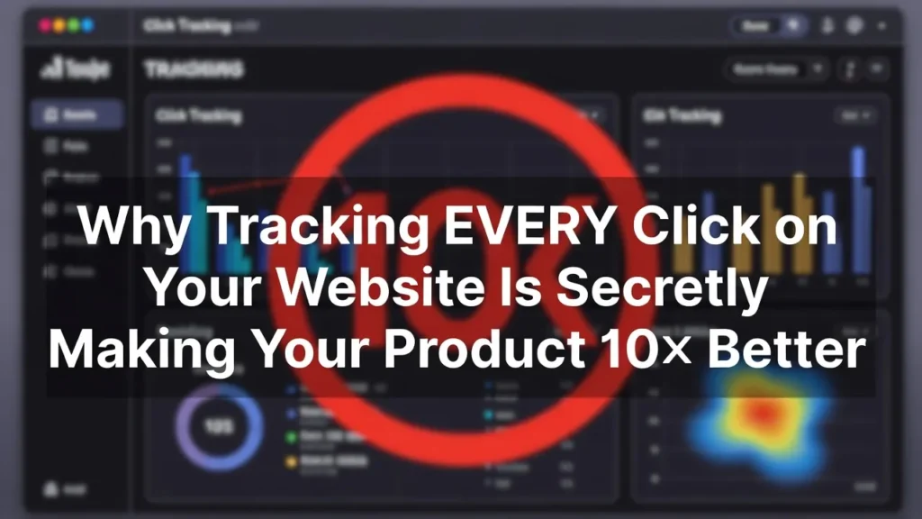 Why Tracking EVERY Click on Your Website Is Secretly Making Your Product 10× Better