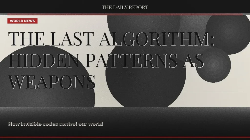 The Last Algorithm: How I Learned the World’s Most Dangerous Weapon is a Hidden Pattern